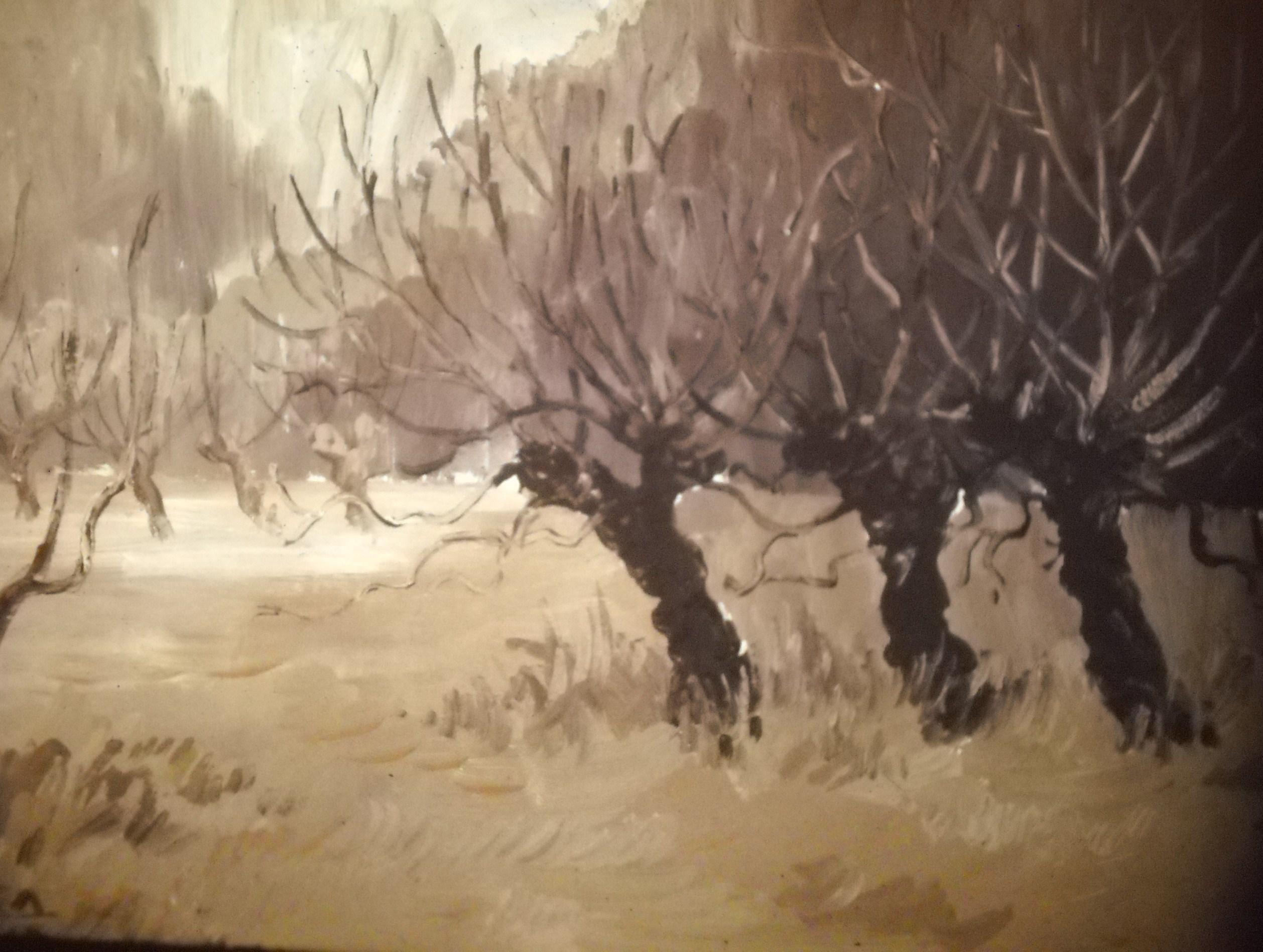 281. 1973. tempera. v moesa gr